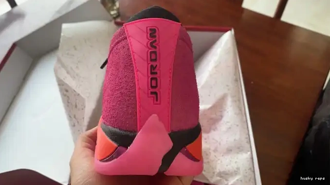 Cheap Husky Pink Retro DH4121-600 Jordan (W) 14 Low Shocking 0512